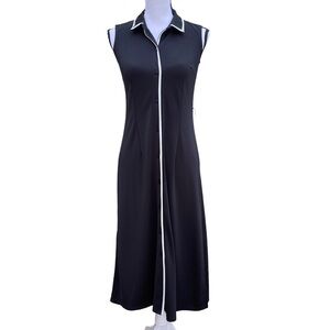 Talbots Tipped Jersey Shirtdress New Size Small Petite